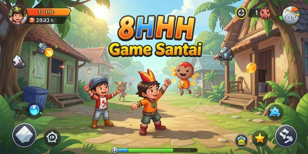 Tampilan gameplay 8HHH yang seru dan menarik.