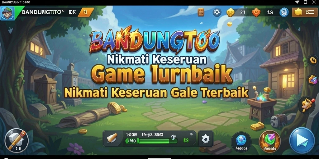 Tampilan gameplay BANDUNGTOTO yang menarik dalam genre Idle.