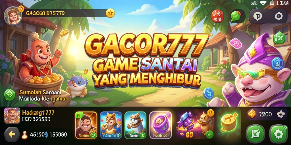Tampilan gameplay GACOR777 yang menarik dan menghibur.