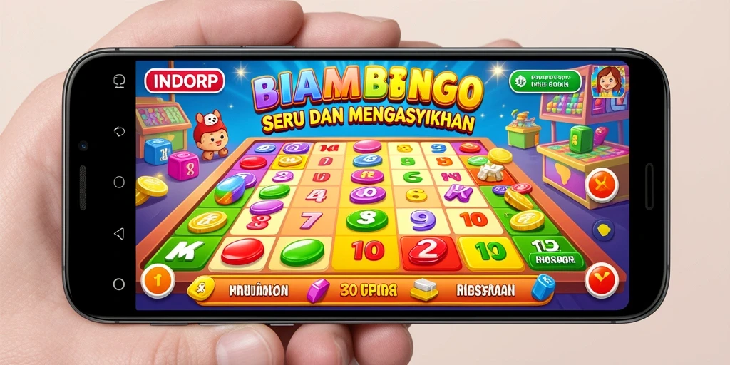 Screenshot gameplay INDORP menampilkan serunya permainan Bingo.