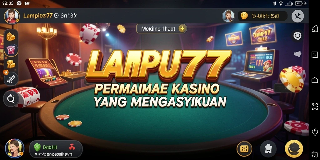 Screenshot gameplay LAMPU777 menampilkan berbagai permainan Kasino yang menarik.