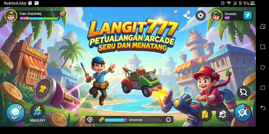 Tampilan gameplay LANGIT777 yang penuh aksi dan tantangan.