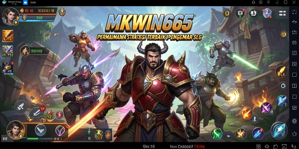 Gameplay menarik MKWIN666 dengan strategi perang yang mendalam.