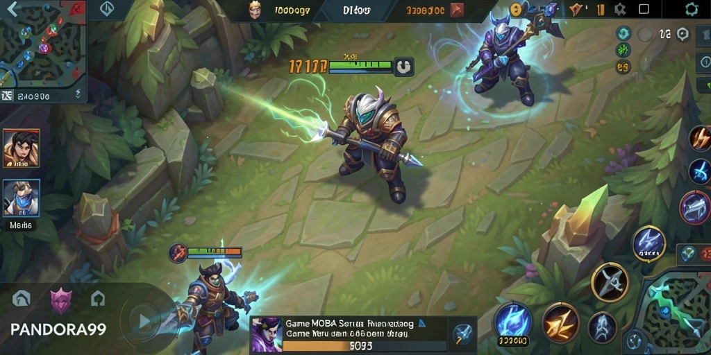 Gameplay seru PANDORA99 dengan karakter unik dan strategi mendalam.