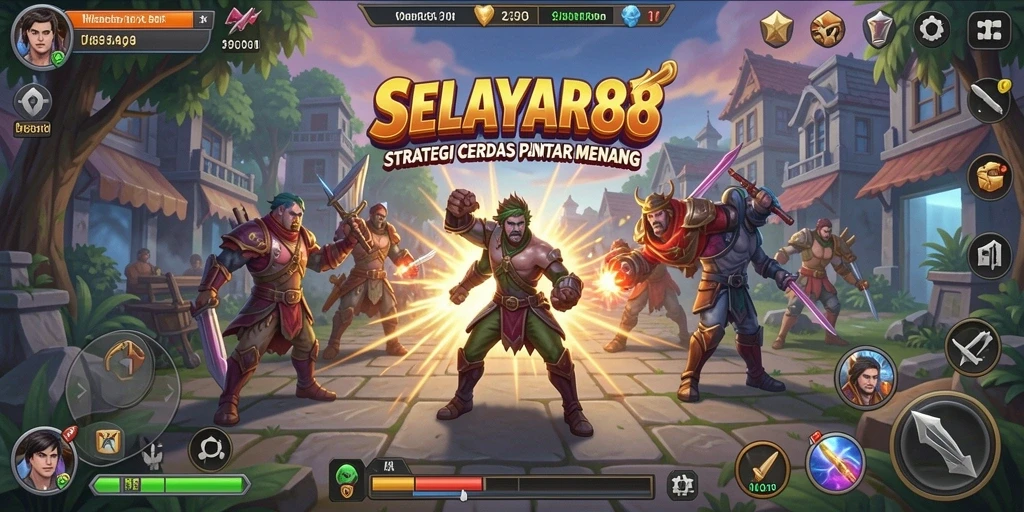 Tampilan gameplay strategis yang menegangkan di SELAYAR88.