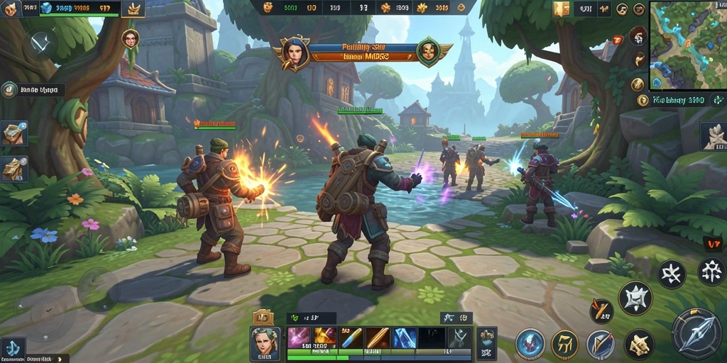 Gameplay menarik di UT77 yang menampilkan aksi seru dalam dunia MMORPG.
