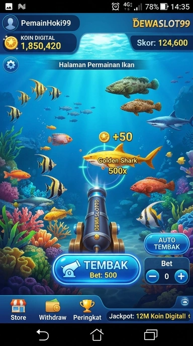Tampilan antarmuka dewaslot99 yang menarik dan mudah digunakan.